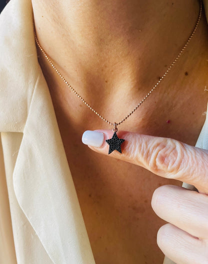 BLACK STAR oro rosa- arg.925