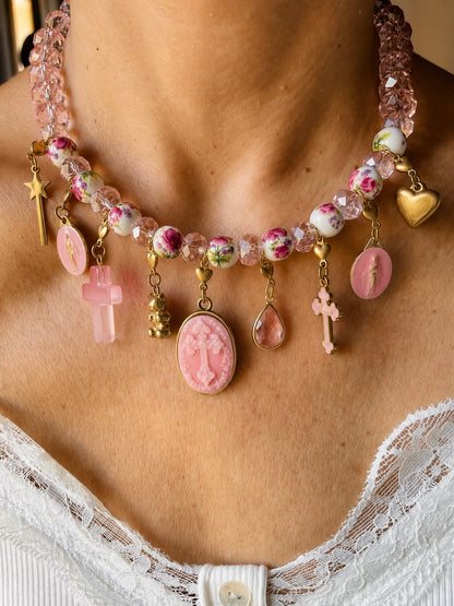 COLLANA ROSA INCANTEVOLE