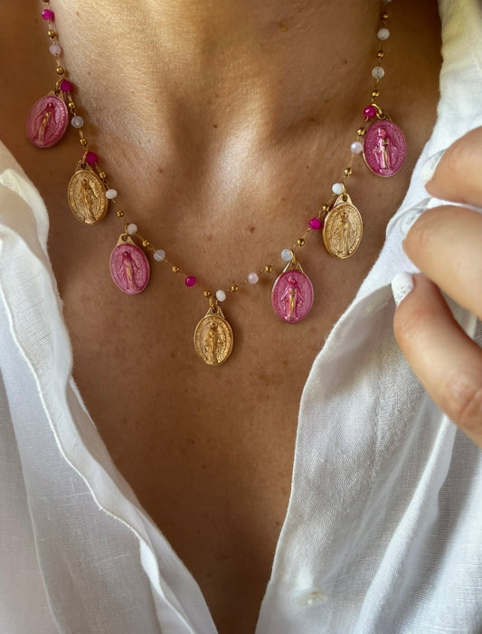 COLLANA ROSA MIRACOLOSO