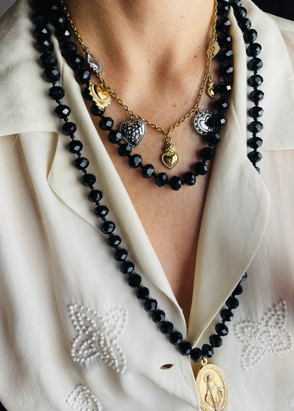 COLLANA NERA LUNGA