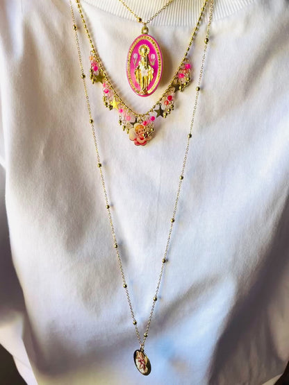 COLLANA LUNGA CON ANGELO